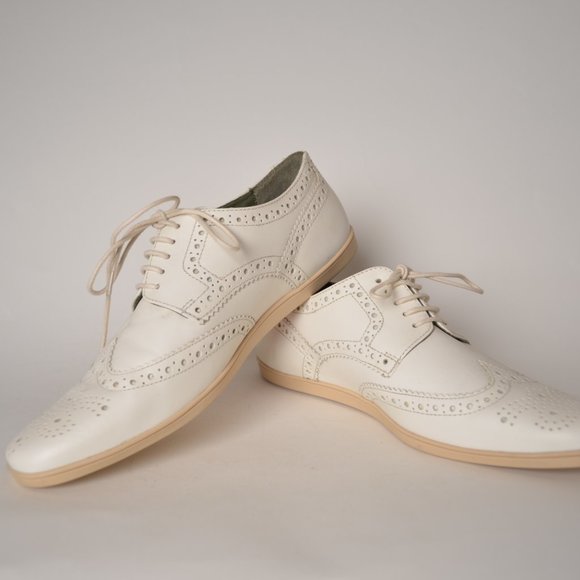 NEW Base London Men's Leather Wingtip Sneaker - Picture 5 of 8